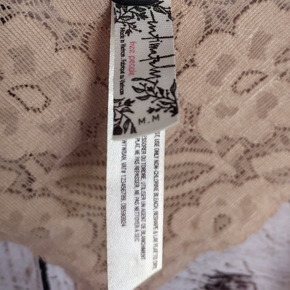 Intimately Free People | Light Tan/Latte Galloon Lace Racerback Bralette - Picture 5 of 9